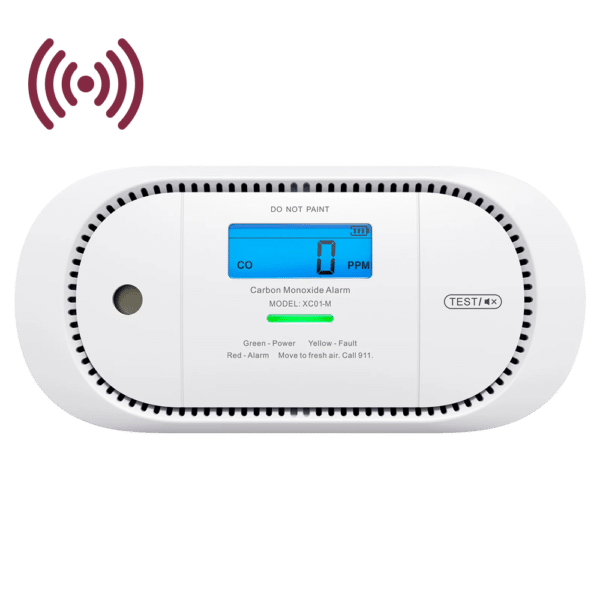 Detector de CO autónomo X-Sense - Conexión con HUB SBS50 para comunicación por APP - Permite conectar 50 detectores en la misma red - Duración de la batería 5 años (reemplazable) - Indicador luminoso y alarma sonora 85 dB a 3m - Certificado EN 50291