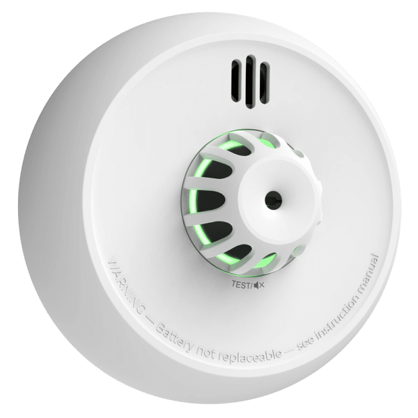 Detector térmico de incendio autónomo X-Sense - Conexión con HUB SBS50 para comunicación por APP - Permite conectar 50 detectores en la misma red - Duración de la batería 10 años (no reemplazable) - Alarma sonora 85 dB a 3m - Certificado EN 14604