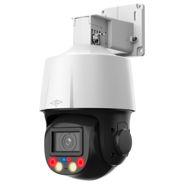 Cámara IP PTZ X-Security 4 Mpx Gama Pro - Lente varifocal 2.7~13.5 mm (zoom óptico 5x) -  Dual Light  | Alcance IR 50 m | Luz blanca 30 m - IVS (Protección perimetral) | SDM 3.0 - Detección de rostros | Auto Tracking - IP66 | Audio | Alarmas | PoE+ | MicroSD