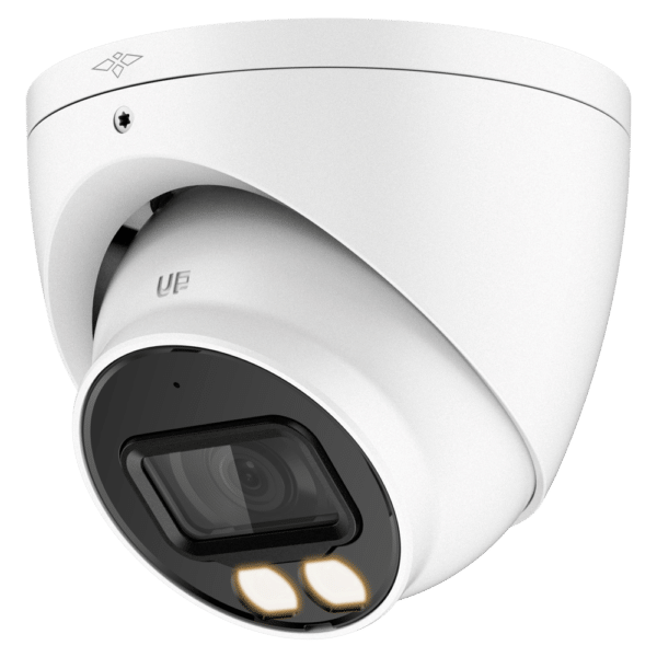 Cámara turret X-Security gama EASY - Salida 4 en 1 - Resolución 2 Mpx (1920x1080) - Lente 2.8 mm - Dual Light alcance 40 m | Micrófono integrado - IP67 | Audio sobre coaxial (CVI) | PoC