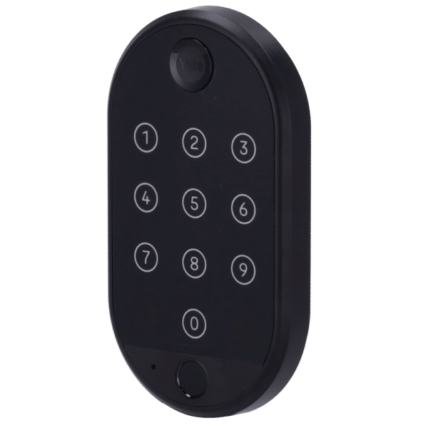Accesorio de teclado - Comunicación Bluetooth - Apertura y cierre con PIN o huella - Códigos de un solo uso o temporales - Alimentación con cuatro pilas AAA - Compatible con YALE-LINUS-L2