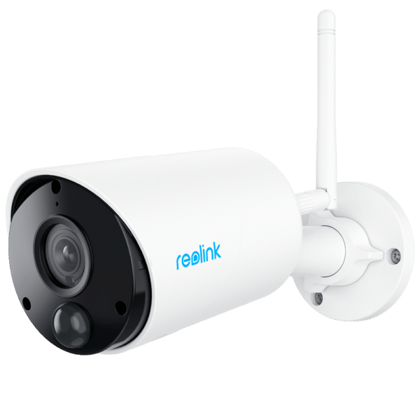 Reolink Camara WiFi a Batería - 2K / 3MP (2304 x 1296) - IR 10 m / Sirena - Deteccion PIR Humanos / Vehículos - Audio Bidireccional / Ranura MicroSD - Apta para exterior