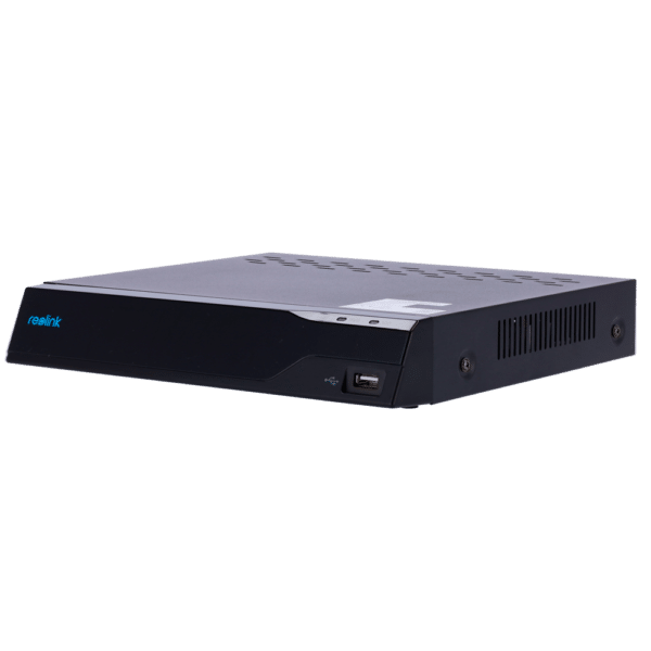 Reolink NVR 8 canales PoE  - 4K+ 12 MP - Deteccion Humanos / Mascotas / Vehículos - e-SATA - 2TB HDD - Apta para interior