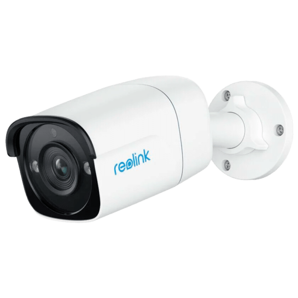Reolink Camara IP PoE P320 - 5MP Full HD (2880x1616) - IR 30 m / PoE - Deteccion Humanos / Vehículos / Mascotas - Audio Bidireccional / Ranura MicroSD - Apta para exterior