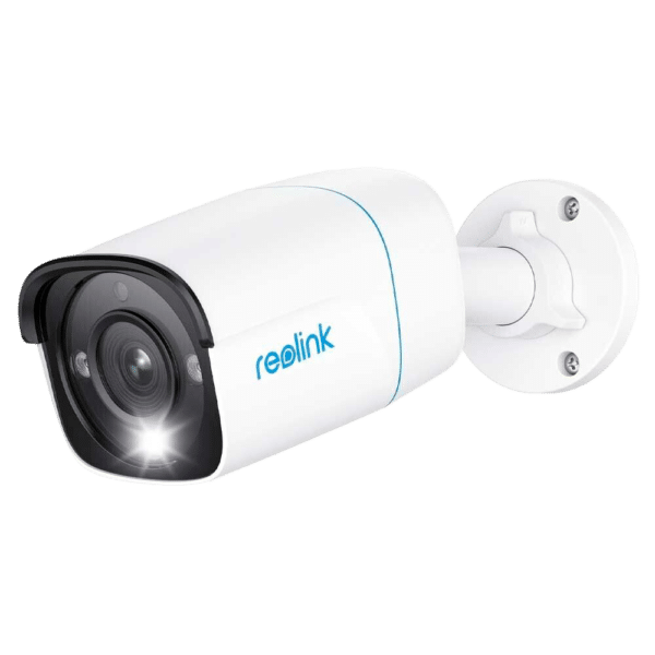 Reolink Camara IP PoE P330 - 8MP Full HD (3840x2160) - IR 30 m / PoE - Deteccion Humanos / Vehículos / Mascotas - Audio Bidireccional / Ranura MicroSD - Apta para exterior