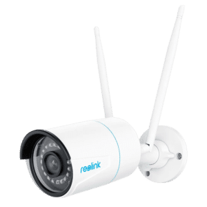 Reolink Camara Wifi Dual-Band W320 - 5MP Super HD (2560x1920) - IR 30 m - Deteccion Humanos / Mascotas / Vehículos - Audio Bidireccional / Ranura MicroSD - Apta para exterior