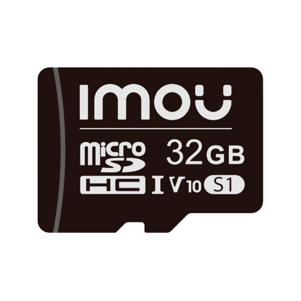 Imou Tarjeta de memoria Micro SD Clase 10 32GB - Compatible para camaras de vigilancia - Clase 10 / V30 - Uso en interiores - Material platico - Facil instalacion
