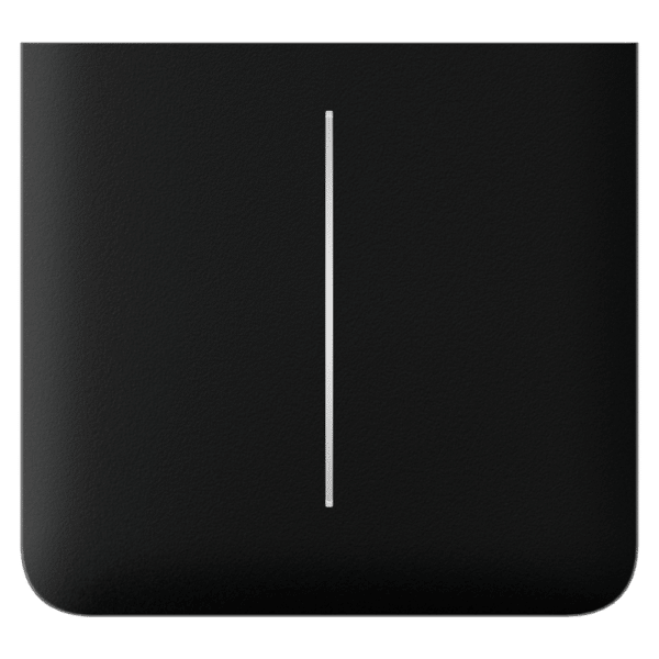 Panel táctil para interruptor de luz doble - Compatible con AJ-LIGHTCORE-2G-VERT - Retroiluminación LED - Panel táctil lateral sin contacto - Color negro - Ajax - LightSwitch SideButton Vertical