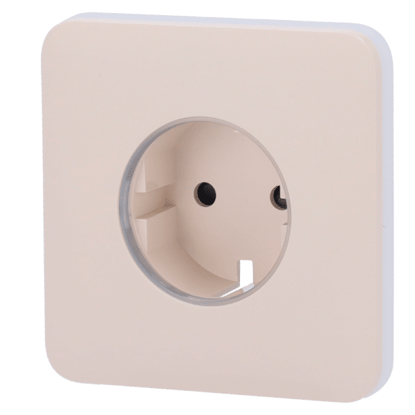 Tapa para enchufe básico tipo F - Compatible con AJ-OUTLETCORE-BASIC - Protección contra polvo