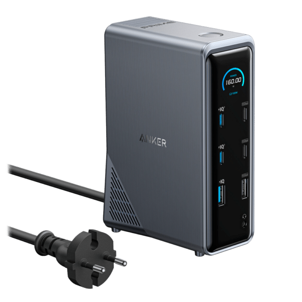 Estación de carga 14 en 1 Anker - 1x Ethernet 1Gbps - 7x USB-C