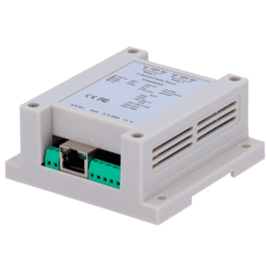 Módulo de adquisición y control de datos - 2 entradas digitales / 2 salidas de relé (NA/NC) - Protocolos: Modbus/TCP
