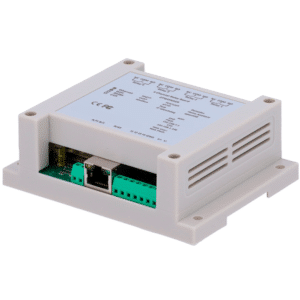 Módulo de adquisición y control de datos - 4 entradas digitales / 4 salidas de relé (NA/NC) - Protocolos: Modbus/TCP