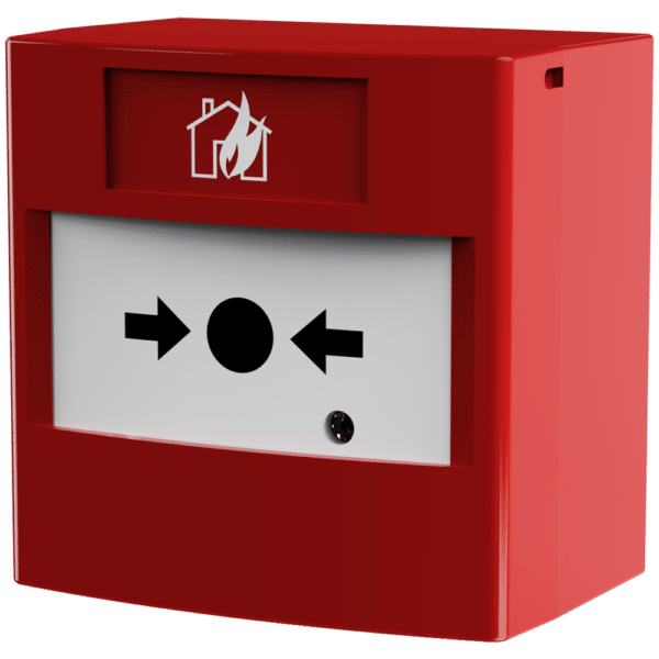 Pulsador de alarma manual vía radio  - Amplitud/frecuencia con optimización automática - Elemento reseteable - Indicador de advertencia "dispositivo activado" - Batería de litio estándar de bajo coste