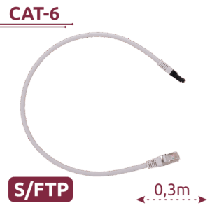 SAFIRE Cable SFTPEthernetConectores RJ45Categoría SFTP6A-H-03W