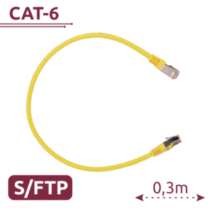 SAFIRE Cable SFTPEthernetConectores RJ45Categoría SFTP6A-H-03Y