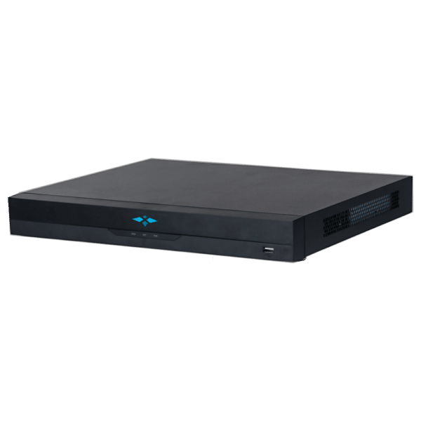 X-Security NVR - Resolución máxima 16 Megapixel - 32 CH / 16 puertos PoE af/at - Compresión H.265 / H.264 | 2 HDD - Salida HDMI 4K | Salidas de alarma - SMD