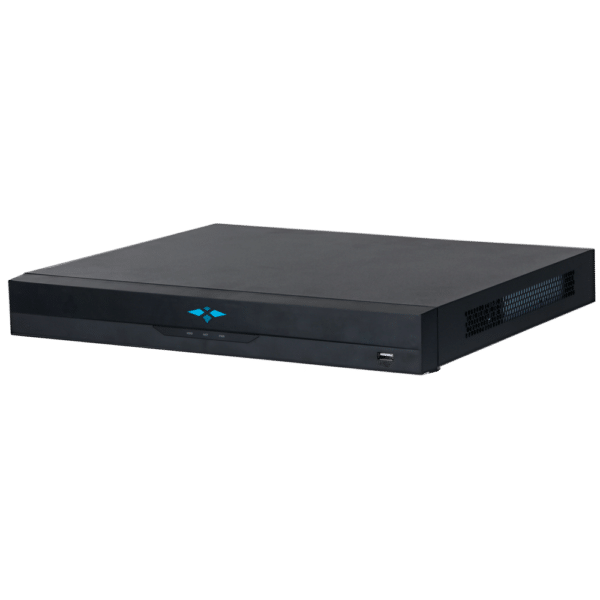 X-Security NVR - Resolución máxima 32 Megapixel - 64 CH / 16 puertos PoE af/at - Compresión H.265 / H.264 | 4 HDD - Salida HDMI 4K | Salidas de alarma - SMD