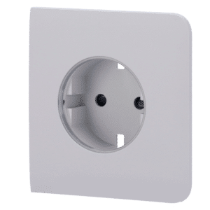 Tapa lateral para enchufe básico tipo F - Compatible con AJ-OUTLETCORE-BASIC - Protección contra polvo