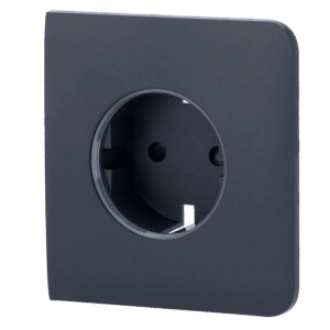 Tapa lateral para enchufe básico tipo F - Compatible con AJ-OUTLETCORE-BASIC - Protección contra polvo