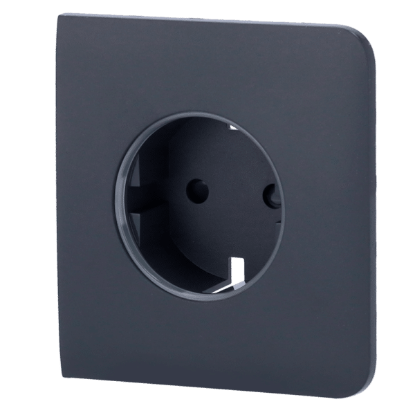 Tapa lateral para enchufe básico tipo F - Compatible con AJ-OUTLETCORE-BASIC - Protección contra polvo