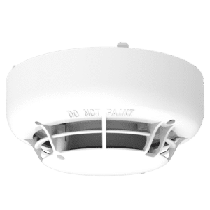 Sensor fotoeléctrico de humo analógico con SCI - LED gemelos permiten una visualización de 360° - Mecanismo de bloqueo (sensor a base) - Sensibilidad variable - Aprobado por LPCB y VdS