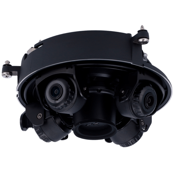 Avigilon - Cámara Multisensor IP gama H5A - Resolución 32Mpx 3.3-5.7mm - Cumple con FIPS 140-2 - Visión panorámica 360º con 4 sensores 8Mpx - Compresión H.265 HDSM SmartCodec ONVIF M