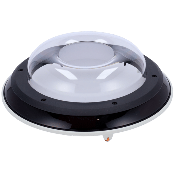Accesorio - Cubierta con cúpula para domo H5A - Compatible con montaje en superficie y colgante - Montaje en interior y exterior - Visibilidad transparente