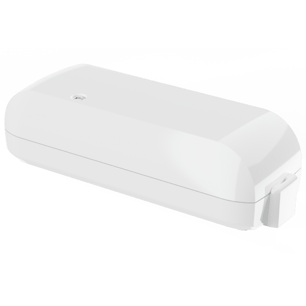 Modulo vía radio con 1 entrada supervisada - Amplitud/frecuencia con optimización automática - Batería de litio estándar de bajo coste - Algoritmos inteligentes  - Incluye una entrada de monitoreo de fallas