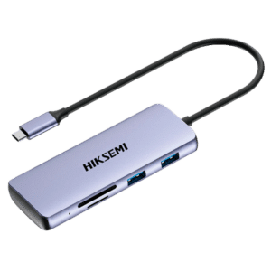 Hub USB-C 8 en 1 Hikvision - Admite carga PD 100 W - Transferencia de datos de 5 Gbps - 3 x USB A 3.0