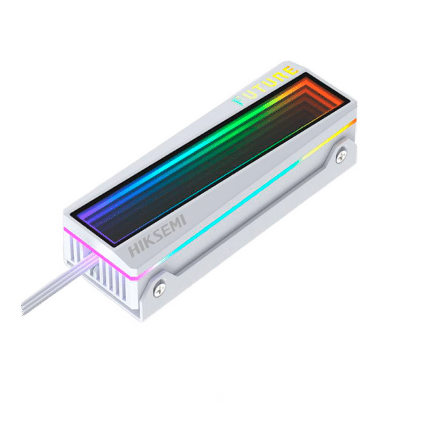 Disipador de calor para disco duro SSD - Apto para M.2 NVMe y M.2 SATA - Reduce hasta 16 ºC la temperatura - Iluminación RGB personalizable - Carcasa de aleación de aluminio - Alimentación desde placa base