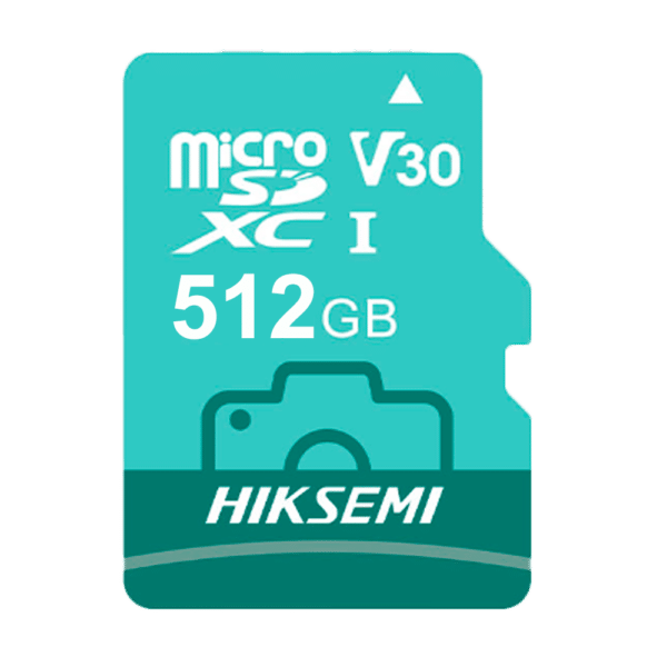 Tarjeta de memoria Hikvision - microSD | Capacidad 512 GB - Clase 10  | Velocidad escritura 70 MB/s - Hasta 300 ciclos de escritura - Formato exFAT - Ideal para móviles