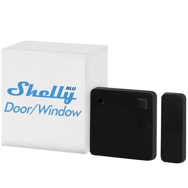 Shelly BLU Door/Window Blanco -  Bluetooth - Requiere HUB - Batería de hasta 5 años - Apto para domótica de viviendas  - Compatible con Alexa y Google