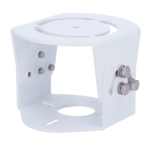 Soporte de poste - Para cámaras 2D - Apto para uso exterior/ interior  - Color blanco
