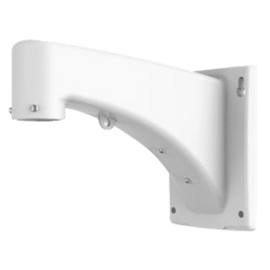 Soporte de pared - Para domos motorizados - Apto para uso en exterior - Color blanco - Pasador de cables