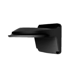 Soporte de pared - Para cámaras domo - Apto para uso en exterior - Color negro - Pasador de cables