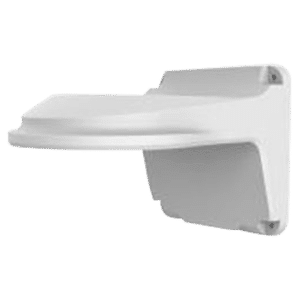 Soporte de pared - Para cámaras domo - Apto para uso en exterior - Color blanco - Pasador de cables