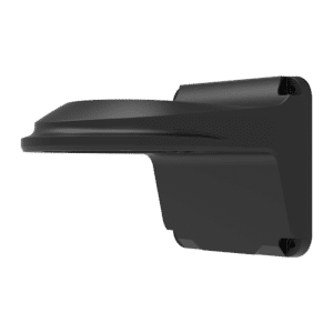 Soporte de pared - Para cámaras domo - Apto para uso en exterior - Color negro - Pasador de cables