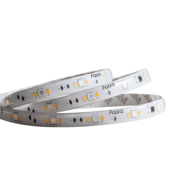 Aqara Kit de Extensión Tira LED T1 (1m) - Zigbee 3.0  / Matter over Zigbee - Requiere AQARA HUB 3.0 - Repetidor Zigbee - 50.000 Horas de vida - Soporta Apple Homekit