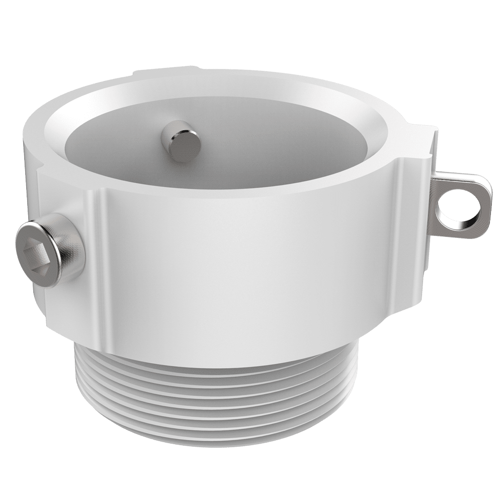 Rosca adaptadora - Para domos motorizadas - Aleación de aluminio 6061