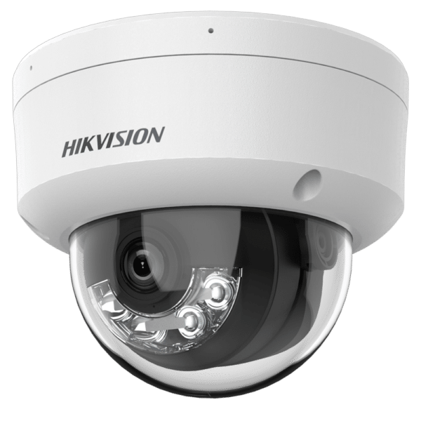 Hikvision cámara Domo IP gama Value - Resolución 4 Megapíxel (2560x1440) - Lente 2.8 mm  - Luz híbrida alcance 20 m - PoE (IEEE802.3af) | Micrófono integrado - Detección de movimiento 2.0 | Apta para interior