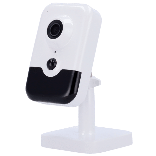 Hikvision - Cámara Cubo IP gama PRO - Resolución 4 Megapíxel (2688x1520) - Lente 2.8 mm | Micrófono | PoE | Wi-Fi - IR alcance 10 m | Detección de movimiento 2.0 - AcuSense | Face Detection | Sensor PIR