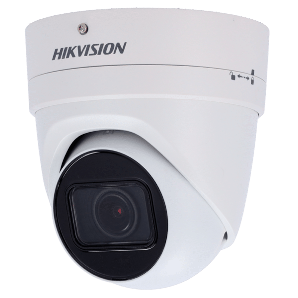 Hikvision - Cámara Turret IP gama AcuSense - Resolución 8 MPx | Powered by DarkFighter - Lente 2.8~12 mm | PoE | Alarmas | Audio - IR alcance 40 m | Detección de movimiento 2.0 - AcuSense | Reconocimiento facial | IP66