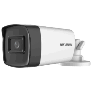 Hikvision - Cámara Bullet 4en1 Gama Value - Resolución 5 Megapíxel (2560x1944) - Lente 3.6 mm - IR Alcance 80 m - Impermeable IP67