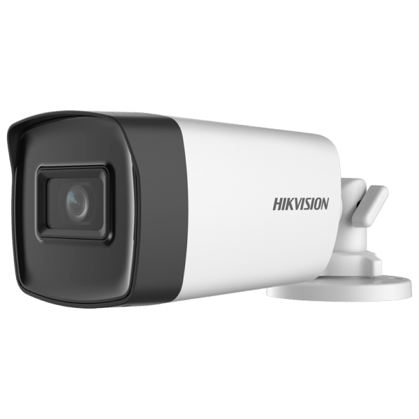 Hikvision - Cámara Bullet 4en1 Gama Value - Resolución 5 Megapíxel (2560x1944) - Lente 3.6 mm - IR Alcance 80 m - Impermeable IP67