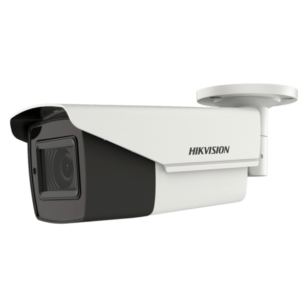 Hikvision - Cámara Bullet 4en1 Gama PRO - 8 Megapíxel (3480 x 2160) - Lente motorizada 2.7~13.5 mm Autofocus - IR Alcance 80 m - Impermeable IP67 | Metal