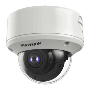 Hikvision - Cámara Domo 4en1 Gama PRO - Resolución 1080p (1920x1080) - Lente 2.7~13.5 mm motorizada Autofocus -  Smart IR alcance 60 m - Impermeable IP67 | Antivandálica IK10
