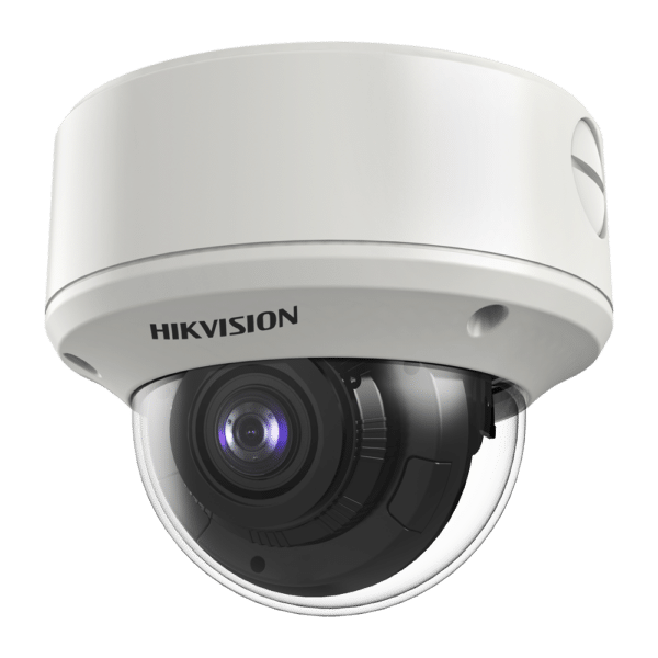 Hikvision - Cámara Domo 4en1 Gama PRO - Resolución 1080p (1920x1080) - Lente 2.7~13.5 mm motorizada Autofocus -  Smart IR alcance 60 m - Impermeable IP67 | Antivandálica IK10