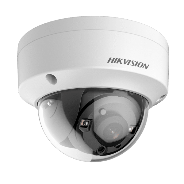 Hikvision - Cámara Domo 4en1 Gama PRO - Resolución 8 Megapíxel (3840x2160) - Lente 2.8 mm | Ultra Low Light - Smart IR Alcance 30 m - Impermeable IP67