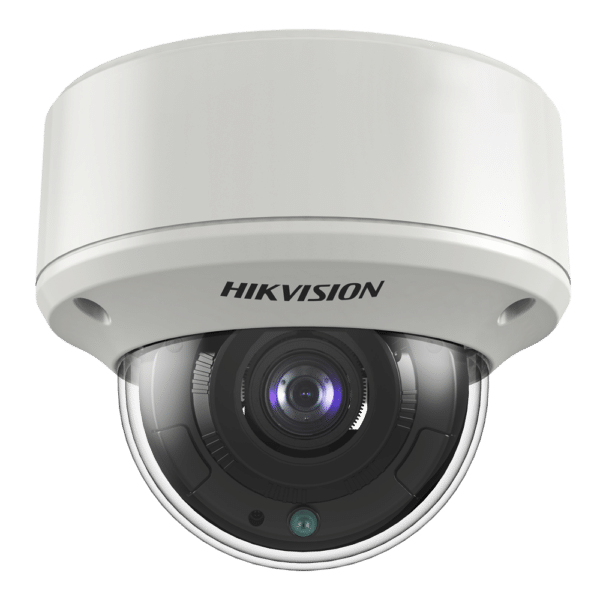 Hikvision - Cámara Domo 4en1 Gama PRO - Resolución 5 Megapíxel (2560x1944) - Lente varifocal motorizada 2.7~13.5 mm Autofocus - Smart EXIR IR Alcance 60 m | Ultra Low Light - Impermeable IP67