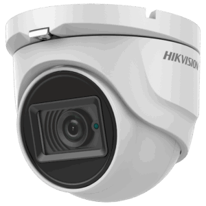 Hikvision - Cámara Domo 4en1 Gama PRO - Resolución 5 Megapíxel (2560x1944) - Lente 2.8 mm | Ultra Low Light - Smart EXIR IR Alcance 30 m - Impermeable IP67